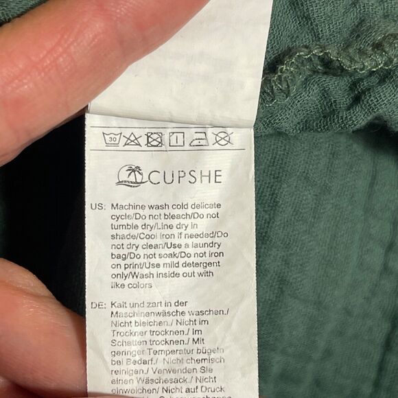 Cupshe Womens Rompers Jumpers (2) Large Boho Short Sleeve V-Neck Pockets - Picture 13 of 16